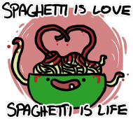 Koszulka Spaghetti is love męska