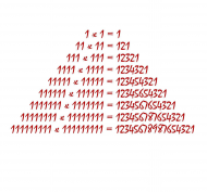 piekno matematyki 3 wzór - czerwony napis