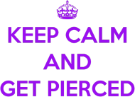Torba Keep calm & get pierced