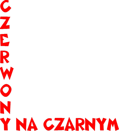 czerwony na czarnym po prostu ;)