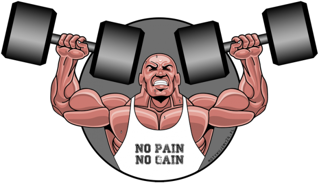 NO PAIN NO GAIN / hoodie black