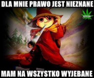 Męska koszulka-Prawo jest nie znane