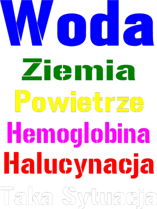 Woda Ziemia Powietrze Fajna Koszulka