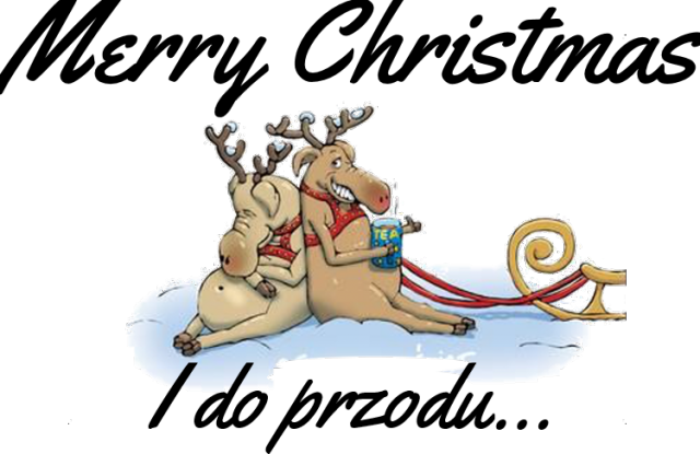 T-shirt damski Merry Christmas i do przodu only4you.cupsell.pl