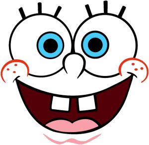 Spongebob damska - nadruk