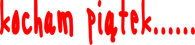 bluza kocham piątek