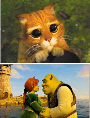 shrek - nadruk