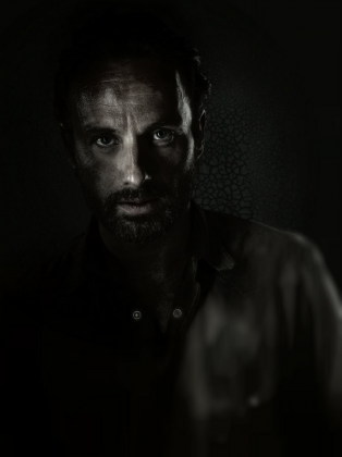 The Walking Dead: Rick - czarny t-shirt (unisex)