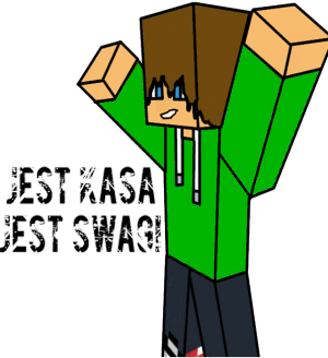 Dziecięca Biała "Jest kasa jest SWAG!" - nadruk