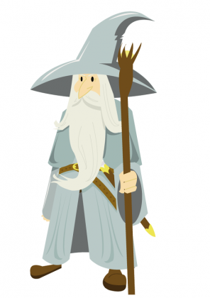 Hobbit Koszulka - Gandalf Biały (Women)