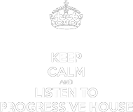 Koszulka Keep Calm ... Progresive House (czarna)