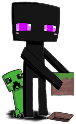 Kubek Enderman Creeper