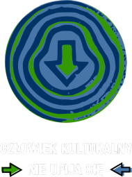 Człowiek kulturalny nie upija się - czarna