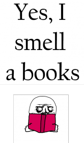 Koszulka męska "Smell a books"