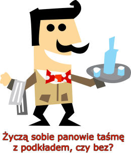 Koszulka Kelner taśma z podkładem - Afera!