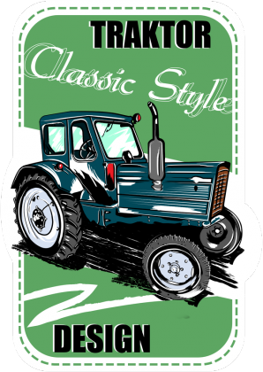 Retro Tractor - Classic Style