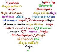 Kubek-"Miłość w każdym kolorze: Walentynkowe serce pełne miłości "