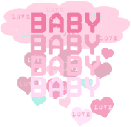 Kubek -Różowa opowieść o Miłości Matki do Dziecka - Serce i Baby Love na kubku