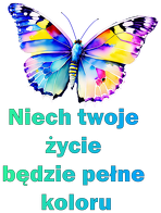 Kubek-"Niech twoje życie będzie pełne koloru"