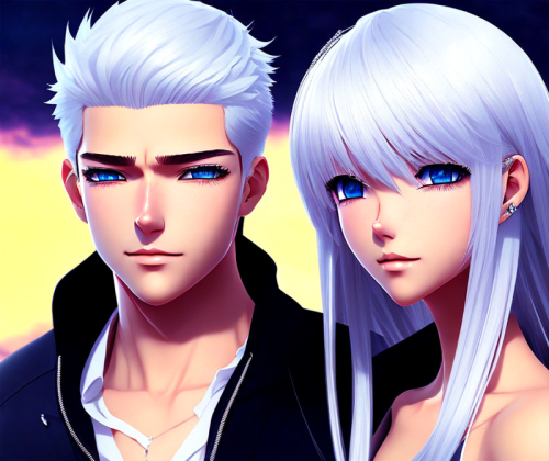 Torba na walentynki w stylu anime