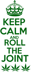 Keep Calm and Roll the Joint- Kubek - marihuana - slang - trawka - ganja
