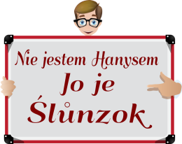Koszulka Nie jestem Hanysem Jo je Ślůnzok