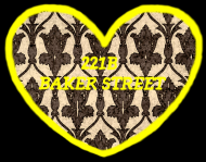 221B Baker Street Sherlock koszulka damska