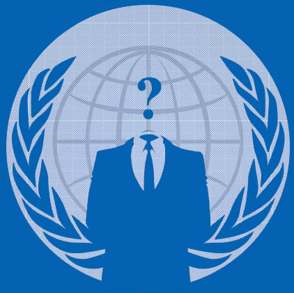 Anonymous Niebieska