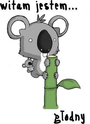 Witam jestem... głodny (koala) damskie