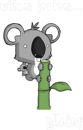 Witam jestem... głodny (koala) dziecięce