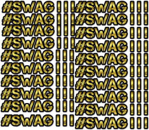 #SWAG ! ! ! - nadruk