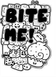 "Bite Me!" - Śpiochy Doodles