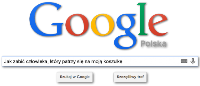'Wyszukiwarka Google' - Męska - Biała