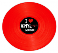 Plakat I Love Winyl Music