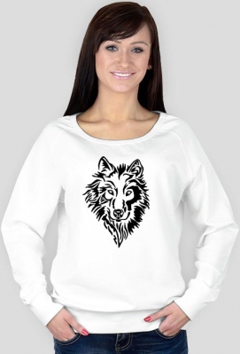 Wilk-Bluza damska - Lubię ciastka