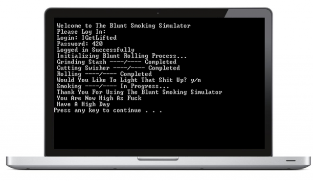Blunt Smoking Simulator