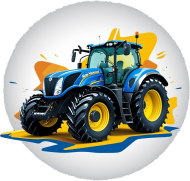 Koszulka z grafiką New Holland