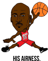 T-Shirt Michael Jordan - Karykatura