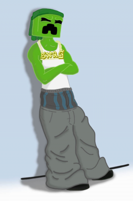 kubek swag creeper - nadruk