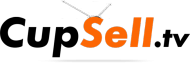 Koszulka z logo cupsell.tv (niebieska)
