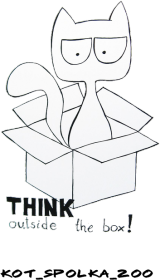 THINK outside the box! - kubek