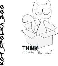 THINK outside the box! - torba