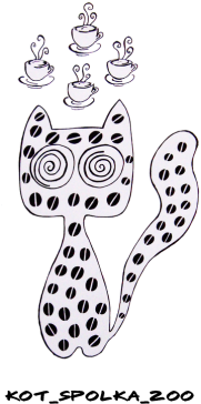 Kot kawowy - kubek