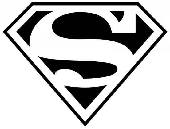 Superman czarne