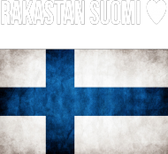 T-shirt Finlandia Rakastan Suomi flaga L