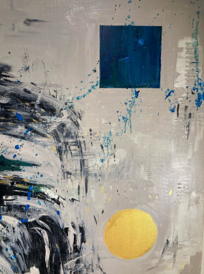 Bluza abstract - nadruk