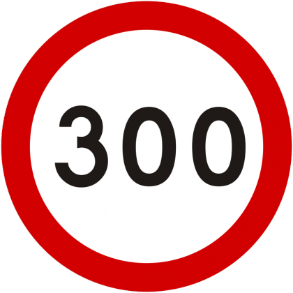 300 na zegarze