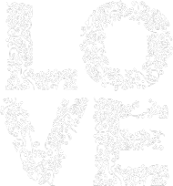 Bluza z dużym napisem LOVE
