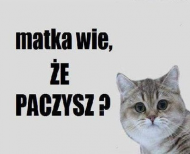 Matka wie że paczysz?