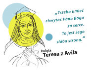 Koszulka Teresa z Avilla (biel męska)